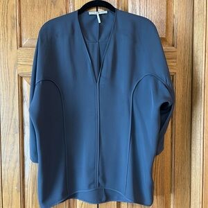 Halston Heritage Deep Gray Blouse